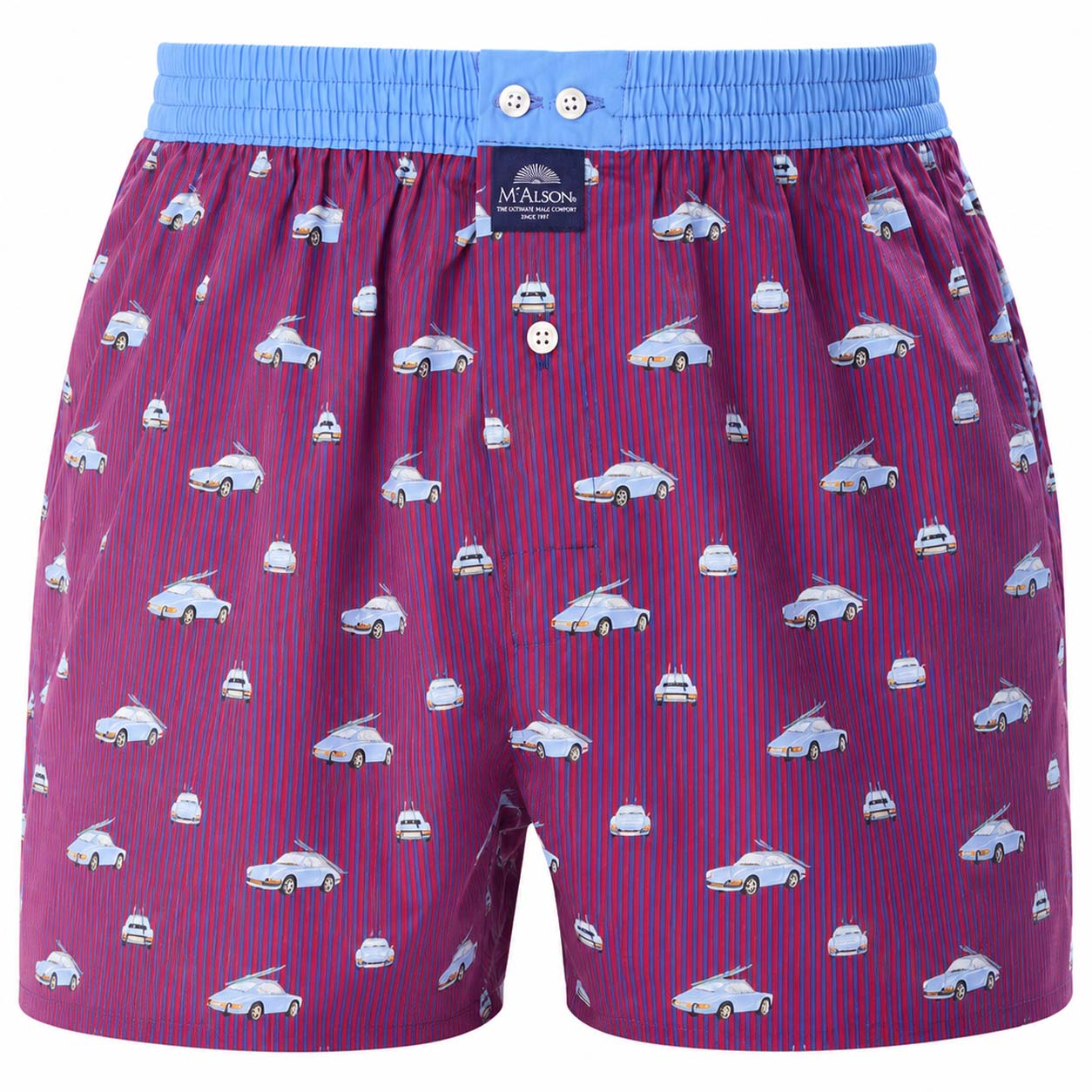 Mc Alson boxer Porsche rood